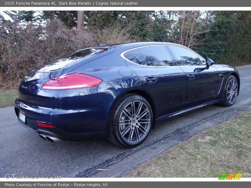 Dark Blue Metallic / Cognac Natural Leather 2015 Porsche Panamera 4S