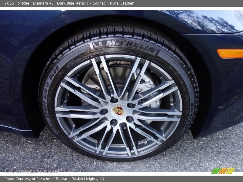 Dark Blue Metallic / Cognac Natural Leather 2015 Porsche Panamera 4S