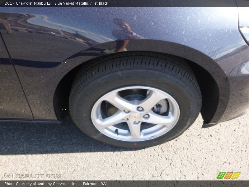 Blue Velvet Metallic / Jet Black 2017 Chevrolet Malibu LS