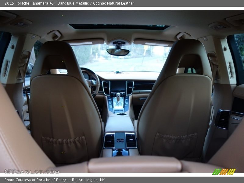 Dark Blue Metallic / Cognac Natural Leather 2015 Porsche Panamera 4S