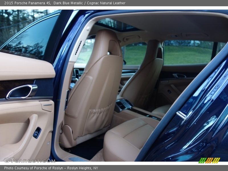 Dark Blue Metallic / Cognac Natural Leather 2015 Porsche Panamera 4S