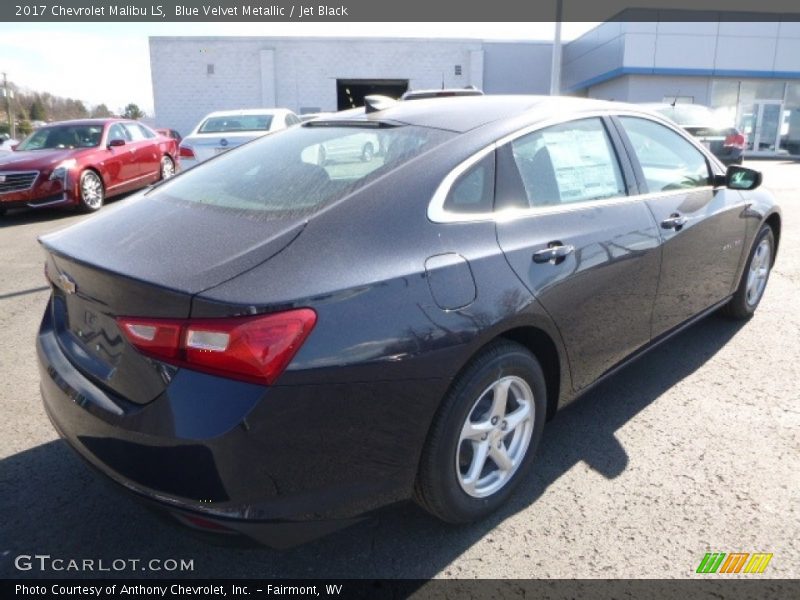 Blue Velvet Metallic / Jet Black 2017 Chevrolet Malibu LS