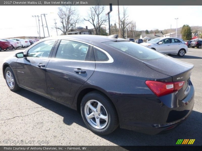 Blue Velvet Metallic / Jet Black 2017 Chevrolet Malibu LS