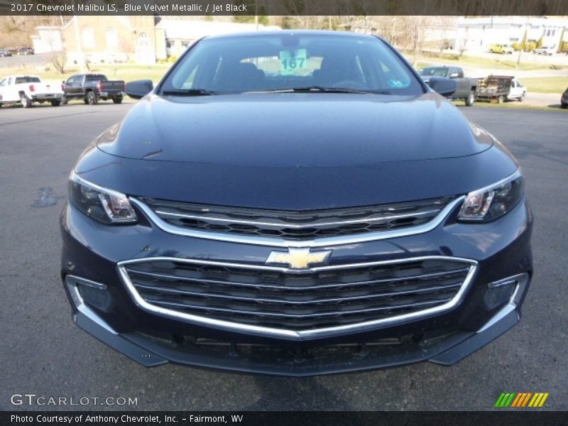 Blue Velvet Metallic / Jet Black 2017 Chevrolet Malibu LS