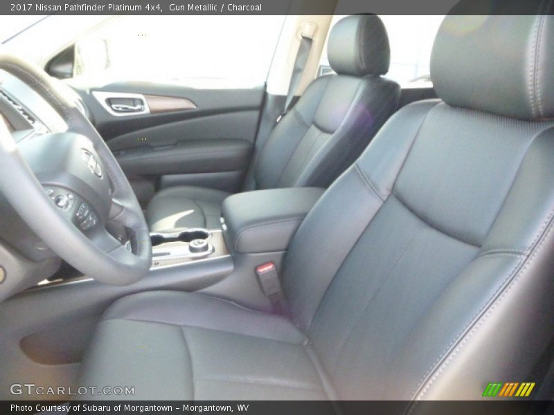 Front Seat of 2017 Pathfinder Platinum 4x4