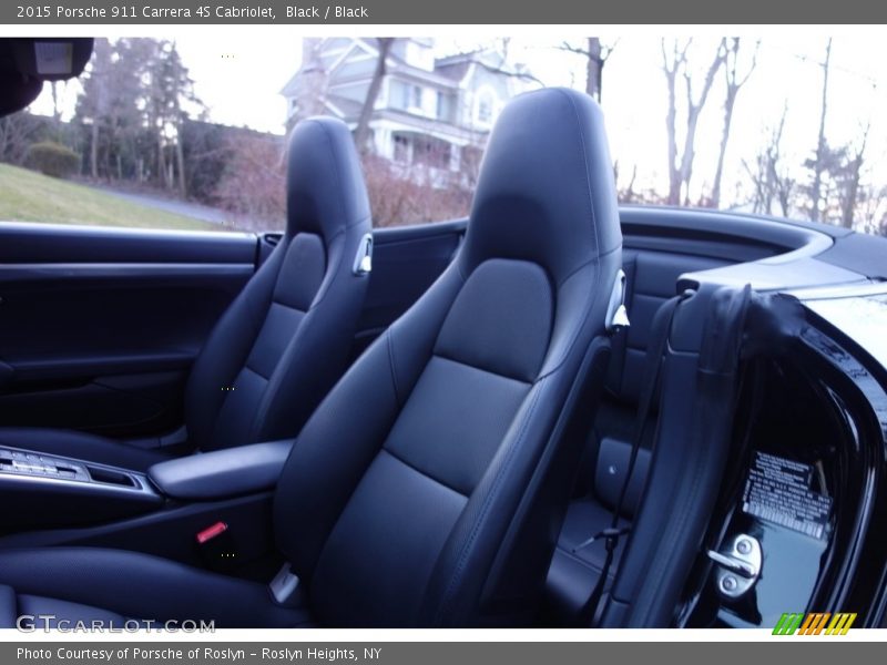 Black / Black 2015 Porsche 911 Carrera 4S Cabriolet