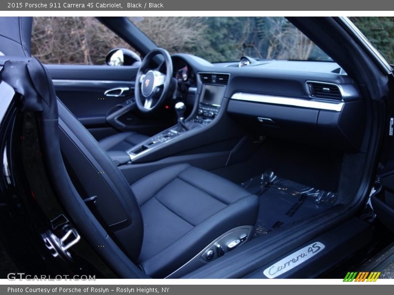 Black / Black 2015 Porsche 911 Carrera 4S Cabriolet