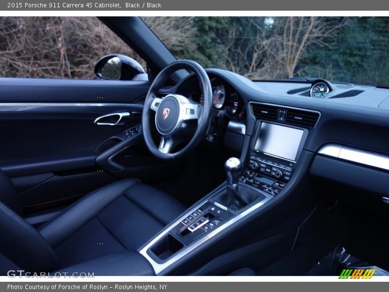 Black / Black 2015 Porsche 911 Carrera 4S Cabriolet
