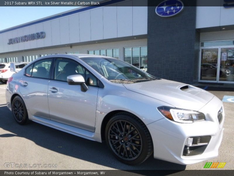 Ice Silver Metallic / Carbon Black 2017 Subaru WRX STI