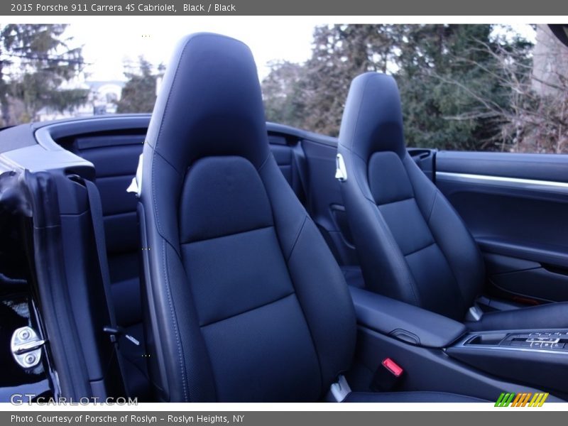 Black / Black 2015 Porsche 911 Carrera 4S Cabriolet