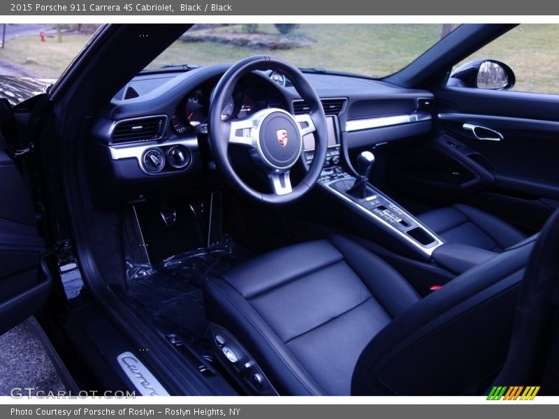 Black / Black 2015 Porsche 911 Carrera 4S Cabriolet