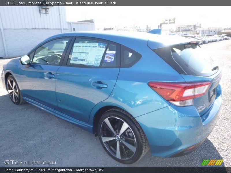 Island Blue Pearl / Black 2017 Subaru Impreza 2.0i Sport 5-Door