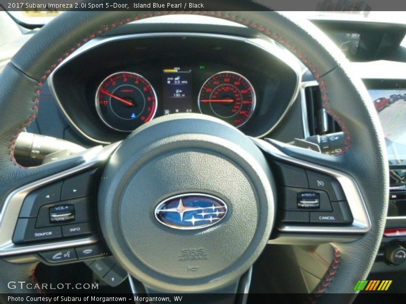 Island Blue Pearl / Black 2017 Subaru Impreza 2.0i Sport 5-Door
