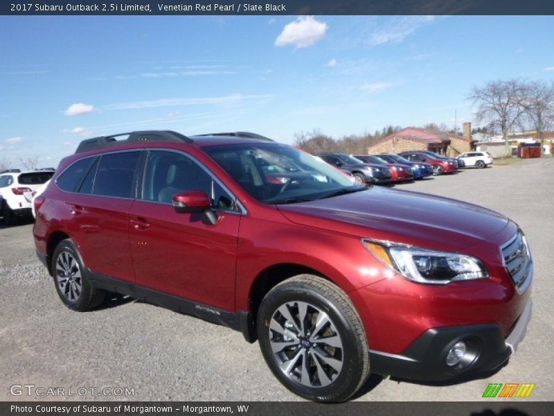 Venetian Red Pearl / Slate Black 2017 Subaru Outback 2.5i Limited