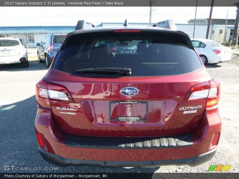 Venetian Red Pearl / Slate Black 2017 Subaru Outback 2.5i Limited