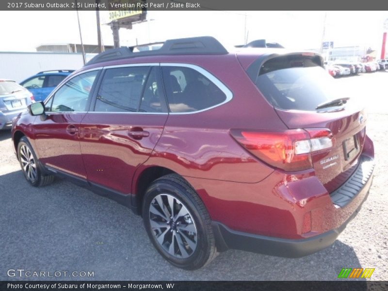 Venetian Red Pearl / Slate Black 2017 Subaru Outback 2.5i Limited