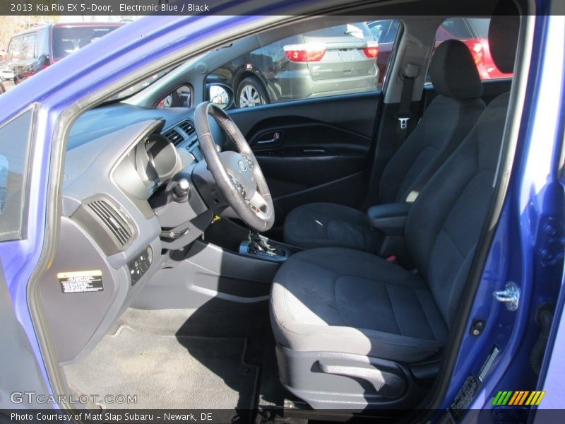 Electronic Blue / Black 2013 Kia Rio EX 5-Door