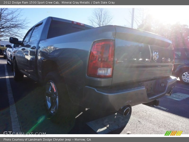 Mineral Gray Metallic / Dark Slate Gray 2012 Dodge Ram 1500 Sport Crew Cab