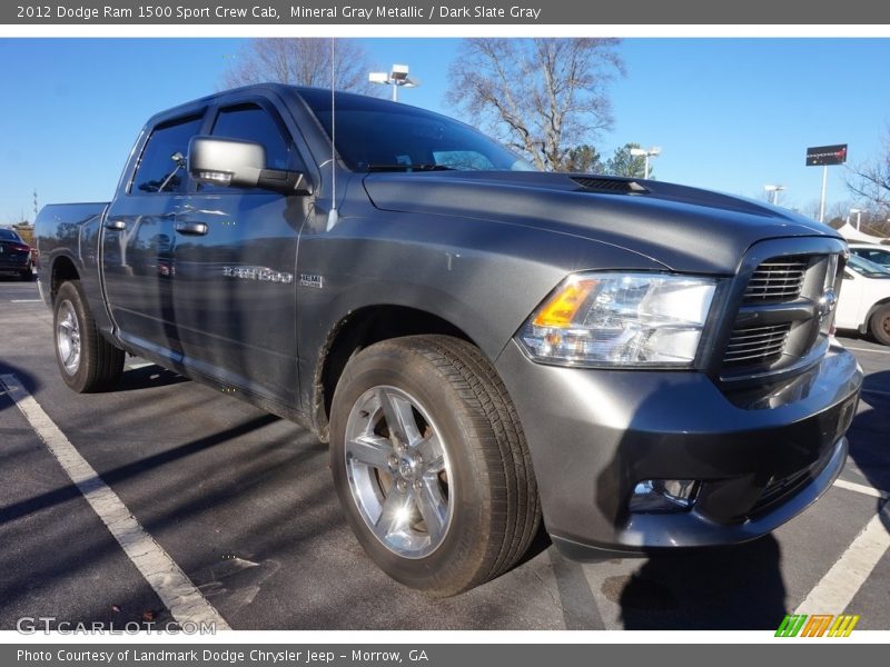 Mineral Gray Metallic / Dark Slate Gray 2012 Dodge Ram 1500 Sport Crew Cab