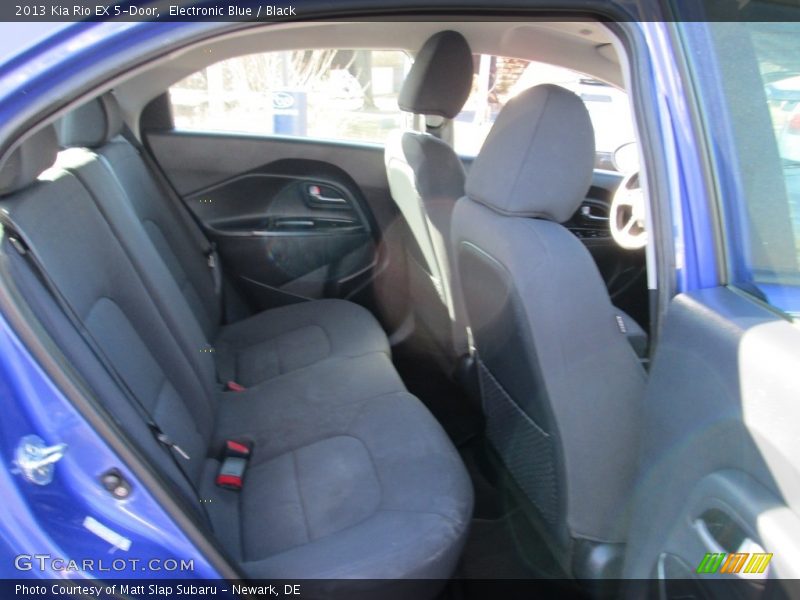 Electronic Blue / Black 2013 Kia Rio EX 5-Door