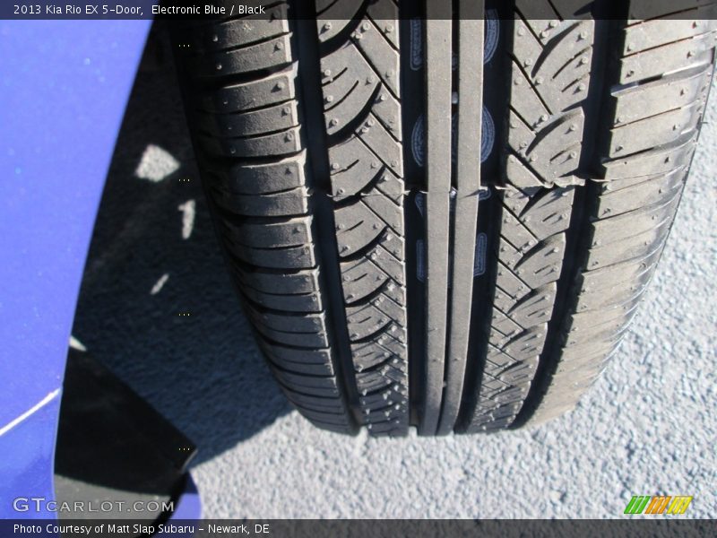 Electronic Blue / Black 2013 Kia Rio EX 5-Door