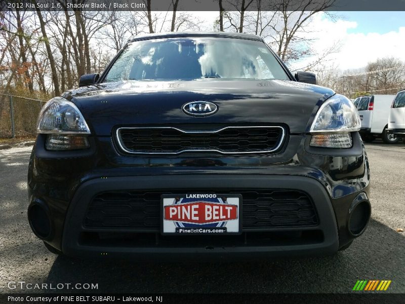 Shadow Black / Black Cloth 2012 Kia Soul 1.6