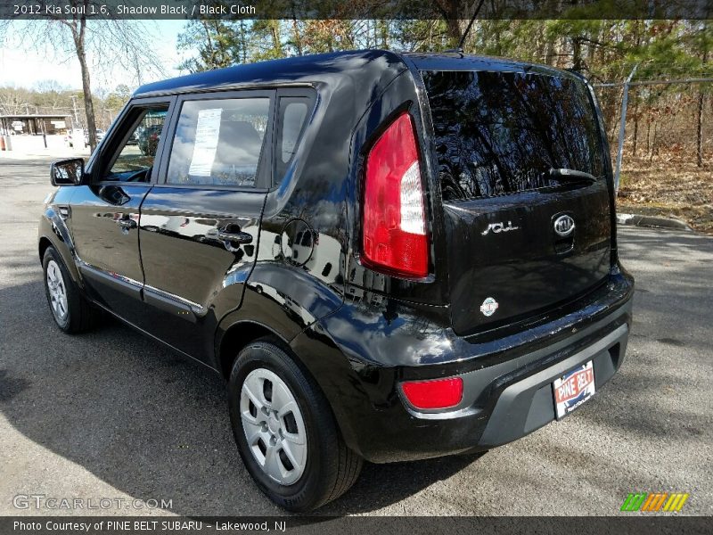 Shadow Black / Black Cloth 2012 Kia Soul 1.6