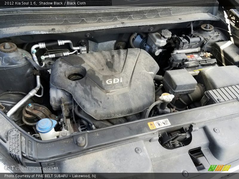Shadow Black / Black Cloth 2012 Kia Soul 1.6