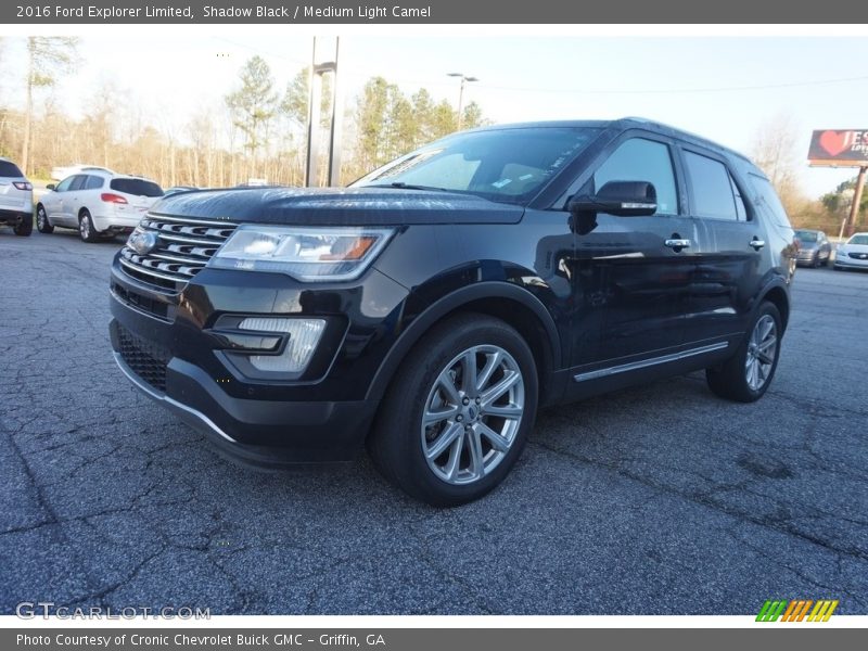 Shadow Black / Medium Light Camel 2016 Ford Explorer Limited
