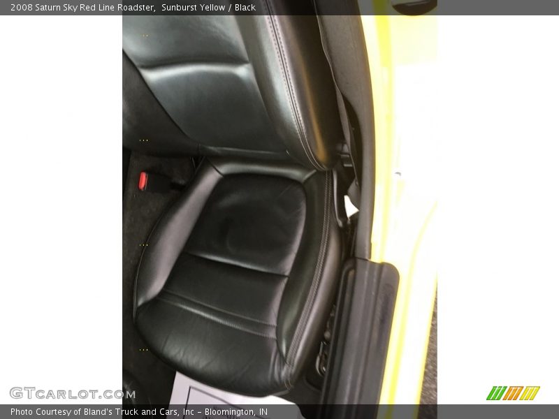 Sunburst Yellow / Black 2008 Saturn Sky Red Line Roadster