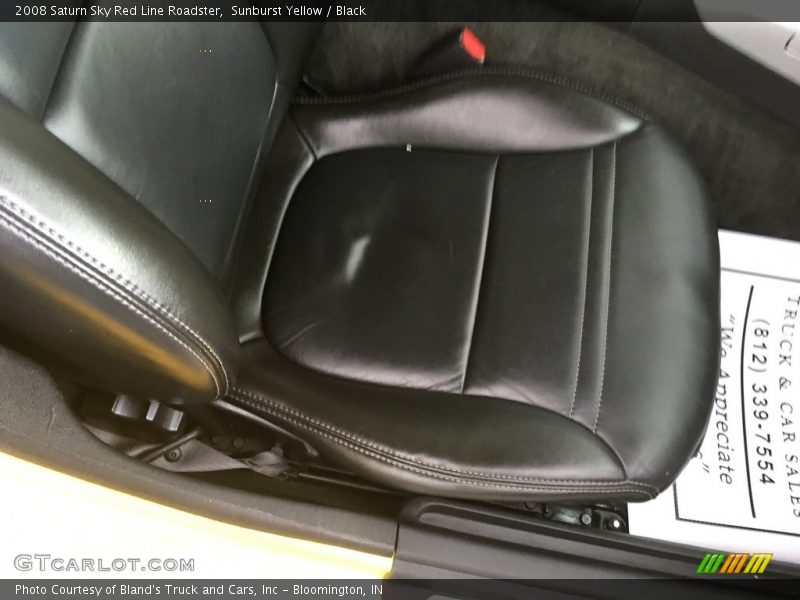 Sunburst Yellow / Black 2008 Saturn Sky Red Line Roadster
