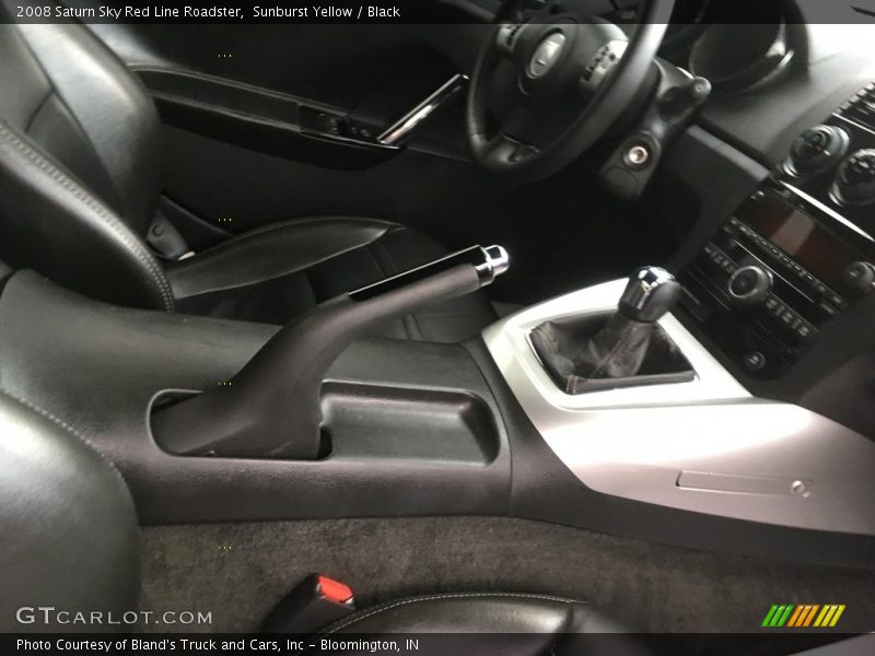 Sunburst Yellow / Black 2008 Saturn Sky Red Line Roadster