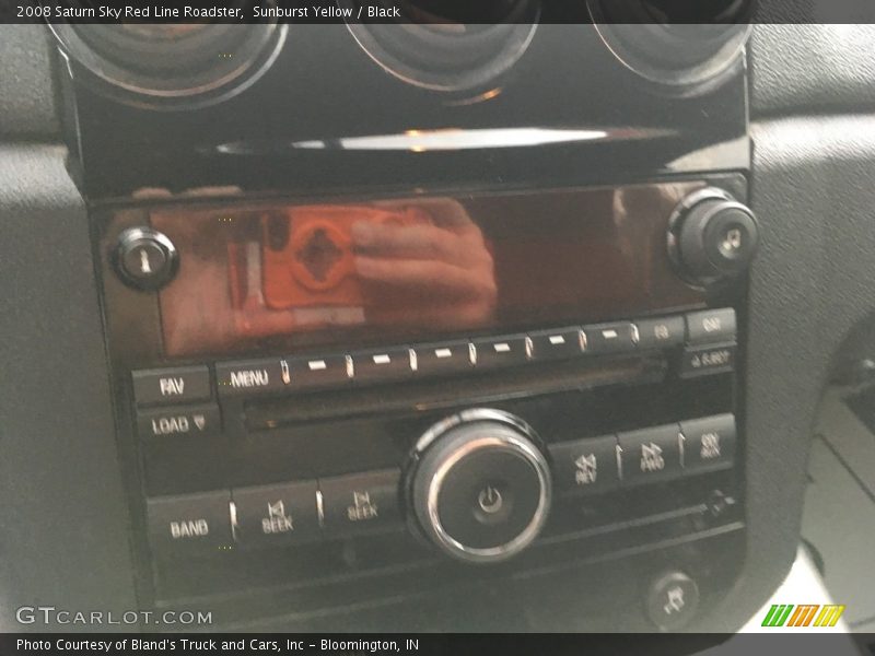 Sunburst Yellow / Black 2008 Saturn Sky Red Line Roadster