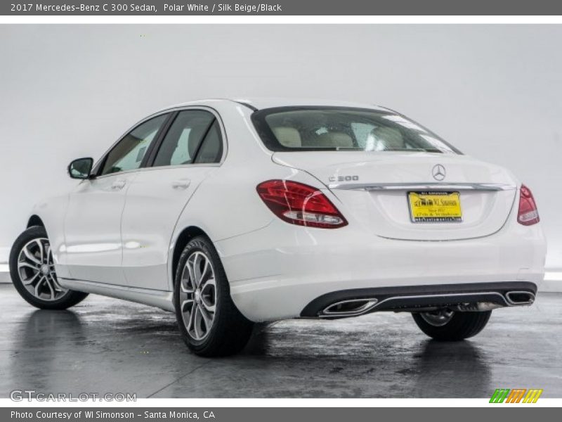 Polar White / Silk Beige/Black 2017 Mercedes-Benz C 300 Sedan
