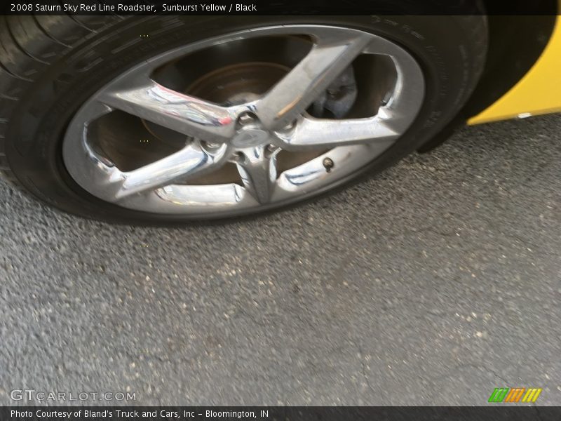 Sunburst Yellow / Black 2008 Saturn Sky Red Line Roadster