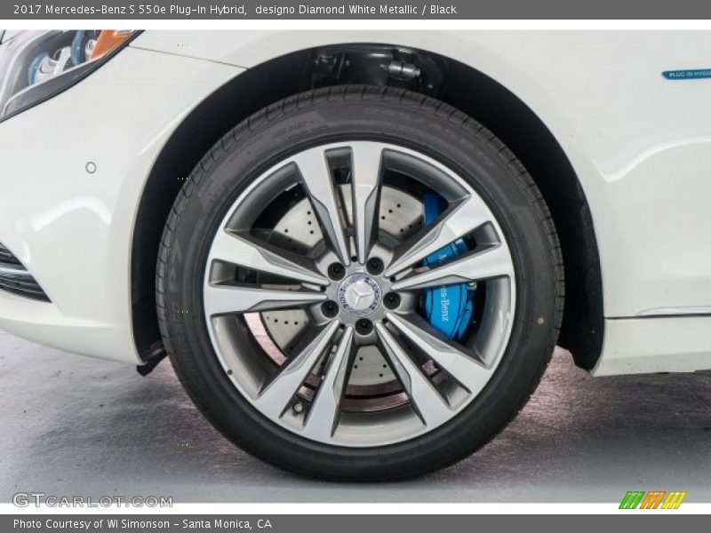 designo Diamond White Metallic / Black 2017 Mercedes-Benz S 550e Plug-In Hybrid