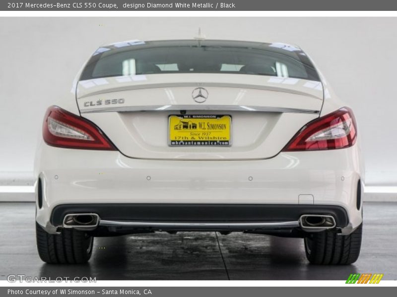 designo Diamond White Metallic / Black 2017 Mercedes-Benz CLS 550 Coupe