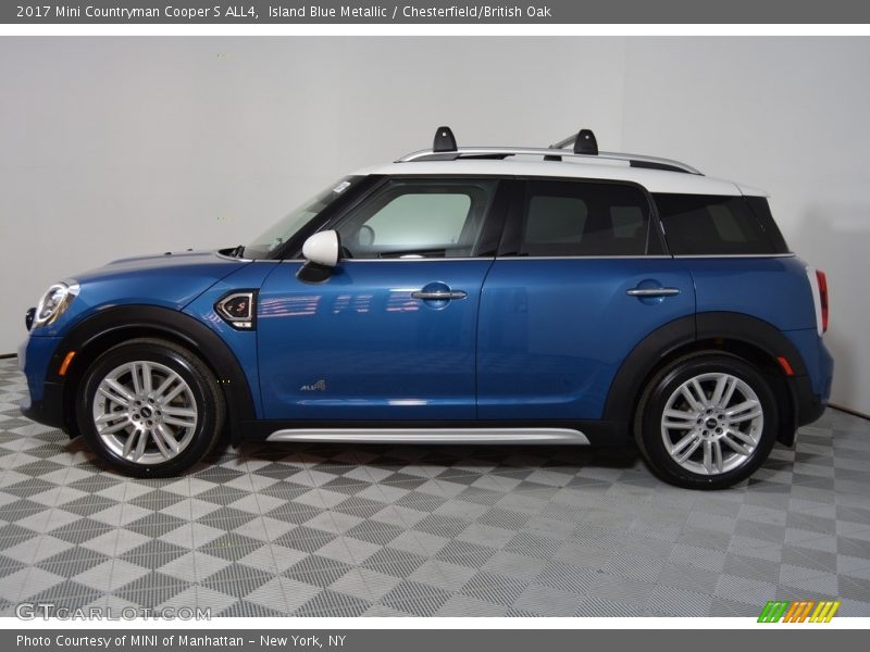  2017 Countryman Cooper S ALL4 Island Blue Metallic