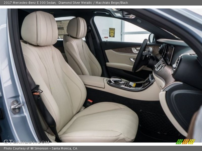 Diamond Silver Metallic / Macchiato Beige/Black 2017 Mercedes-Benz E 300 Sedan