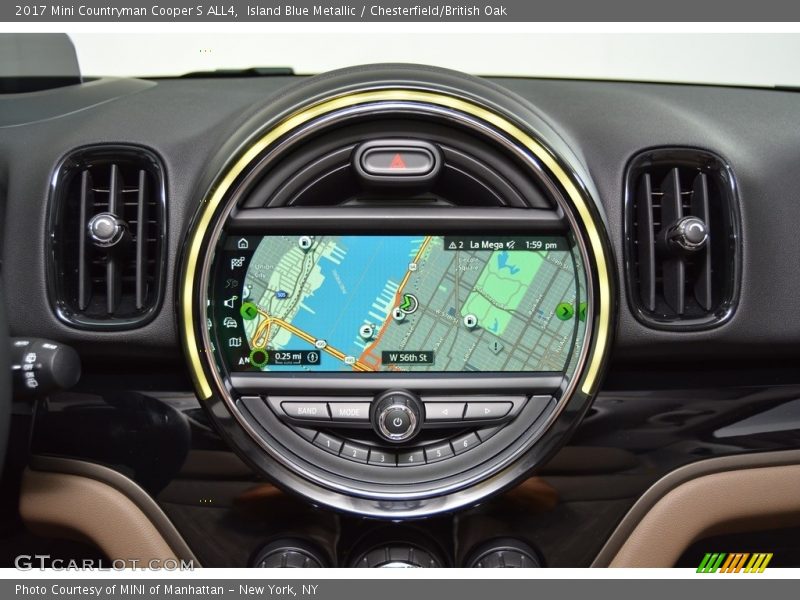 Navigation of 2017 Countryman Cooper S ALL4