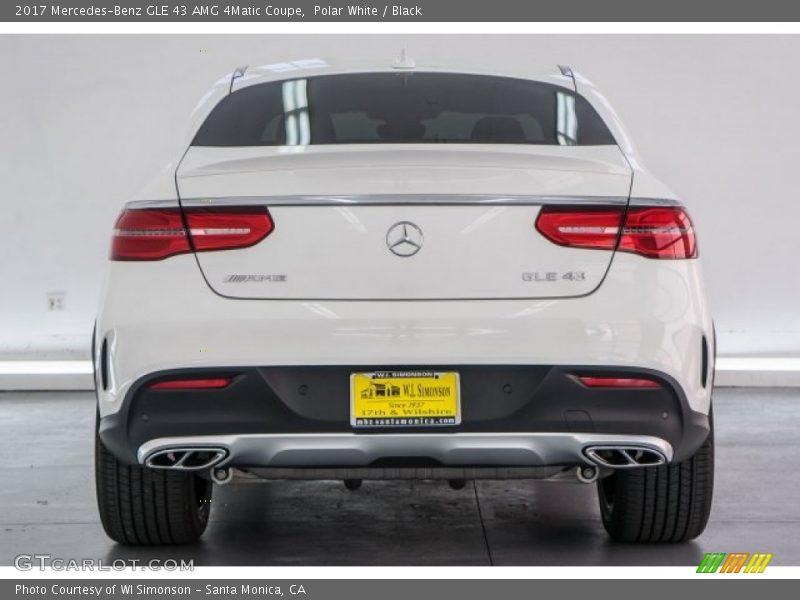 Polar White / Black 2017 Mercedes-Benz GLE 43 AMG 4Matic Coupe