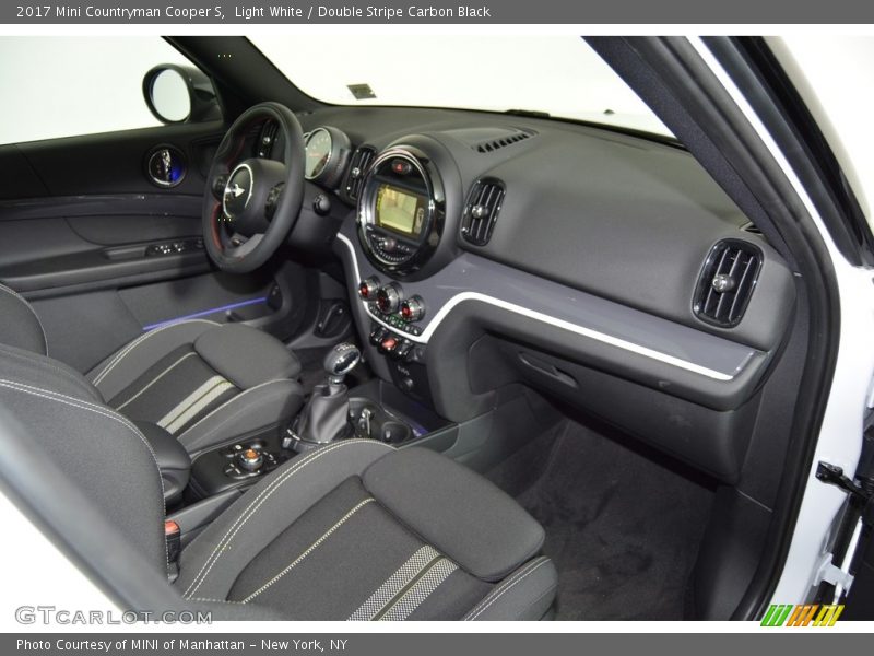  2017 Countryman Cooper S Double Stripe Carbon Black Interior