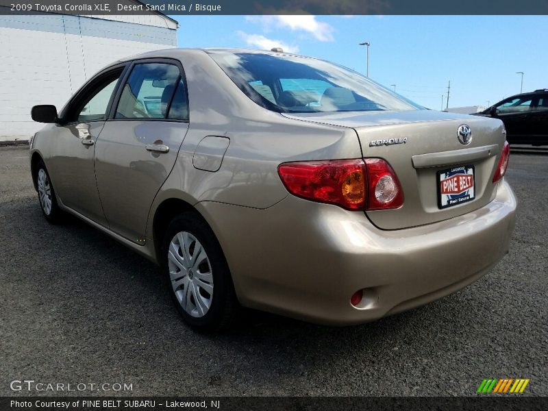 Desert Sand Mica / Bisque 2009 Toyota Corolla XLE