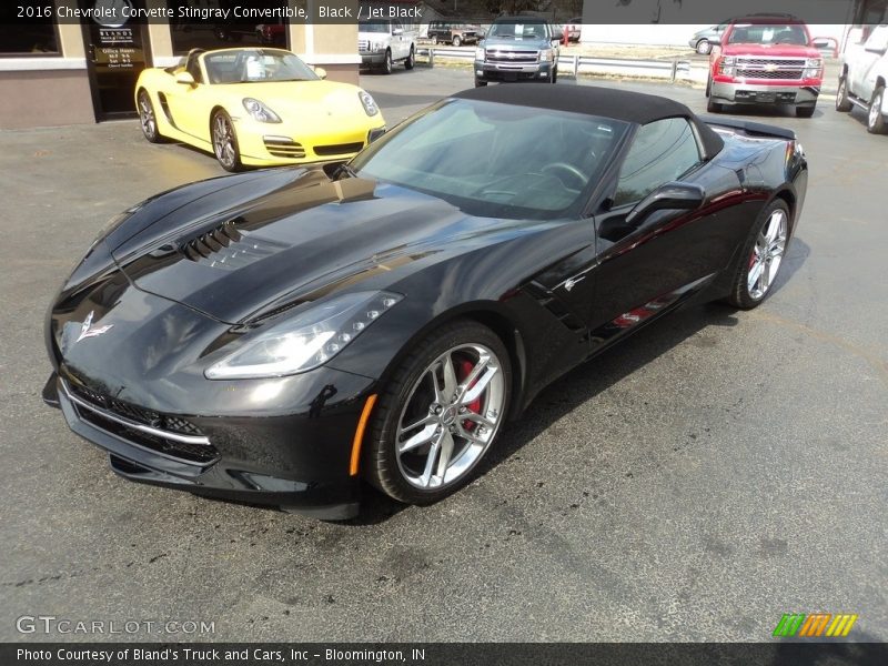 Black / Jet Black 2016 Chevrolet Corvette Stingray Convertible