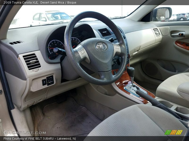 Desert Sand Mica / Bisque 2009 Toyota Corolla XLE