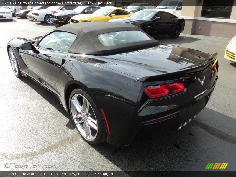 Black / Jet Black 2016 Chevrolet Corvette Stingray Convertible