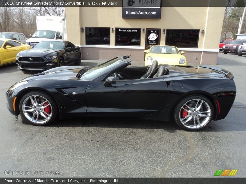 Black / Jet Black 2016 Chevrolet Corvette Stingray Convertible