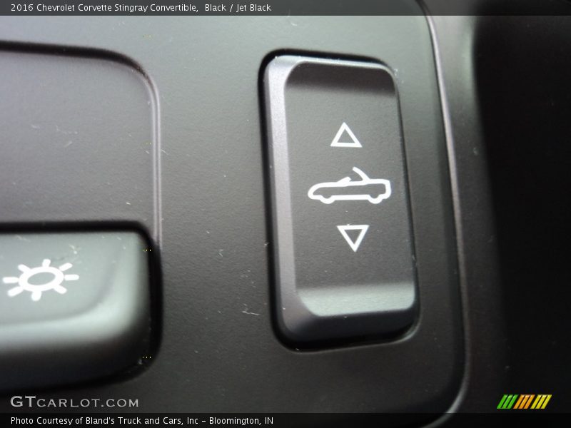 Black / Jet Black 2016 Chevrolet Corvette Stingray Convertible