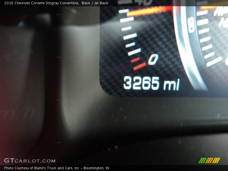 Black / Jet Black 2016 Chevrolet Corvette Stingray Convertible