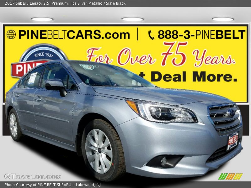 Ice Silver Metallic / Slate Black 2017 Subaru Legacy 2.5i Premium